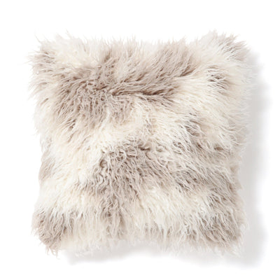 Fur K Cushion Cover 450 X 450 White X Beige