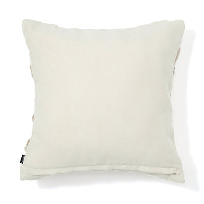 Suede Ribbon Cushion Cover 450 X 450 Ivory