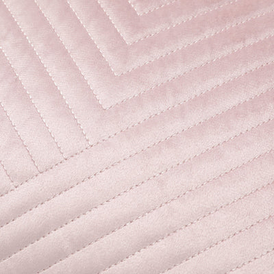 Velvet Quilt Cushion Cover 450 X 450 Light Pink