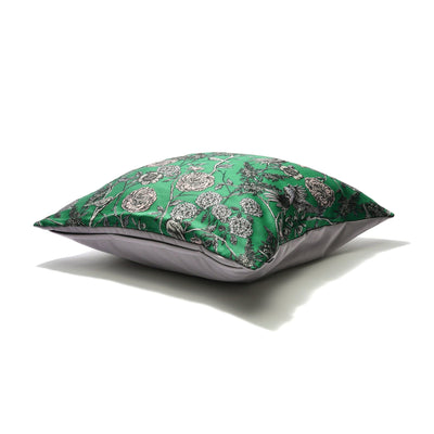 Jq Flower Cushion Cover 450 X 450 Green