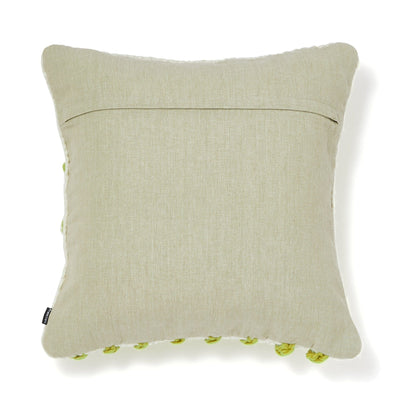 Knit Knot Cushion Cover 450 X 450 Light Green
