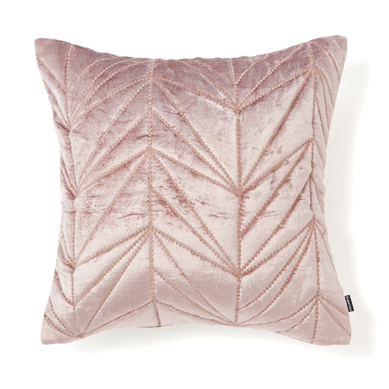 Velvet Quilt Cushion Cover 450 X 450 Pink