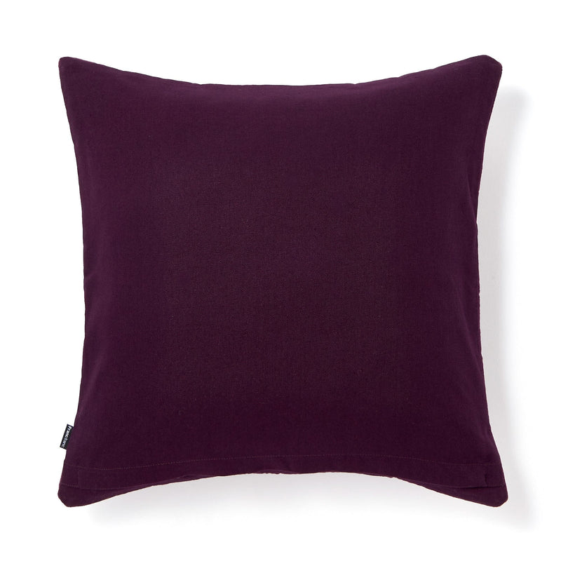 Block Quilt Cushion Cover 450 X 450 Purple