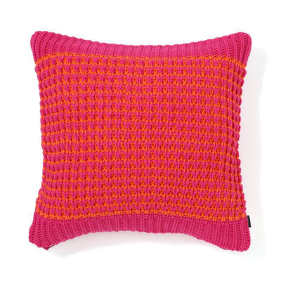 Knit Cushion Cover 450 X 450 Pink