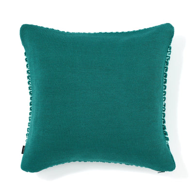 Knit Cushion Cover 450 X 450 Green