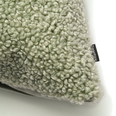 Fur-Z Cushion Cover 450 X 450 Light Green