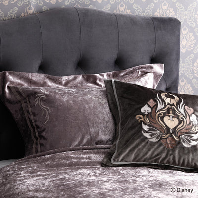 Disney Villains Night Embroidery Cushion Cover 450 X 450 Dark Gray