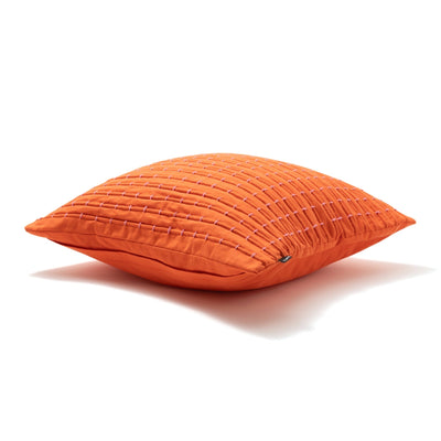 Cord Woven Cushion Cover 450 x 450  Orange