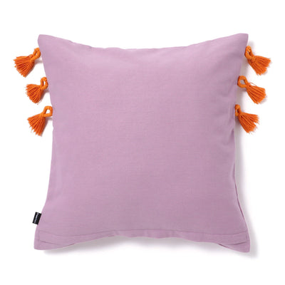 Solid Tassel Cushion Cover 450 x 450  Purple