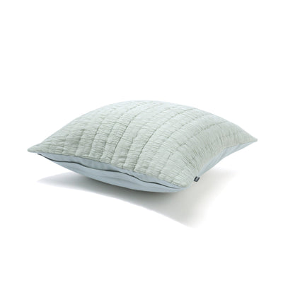 Solid Gather Cushion Cover 450 x 450  Grey