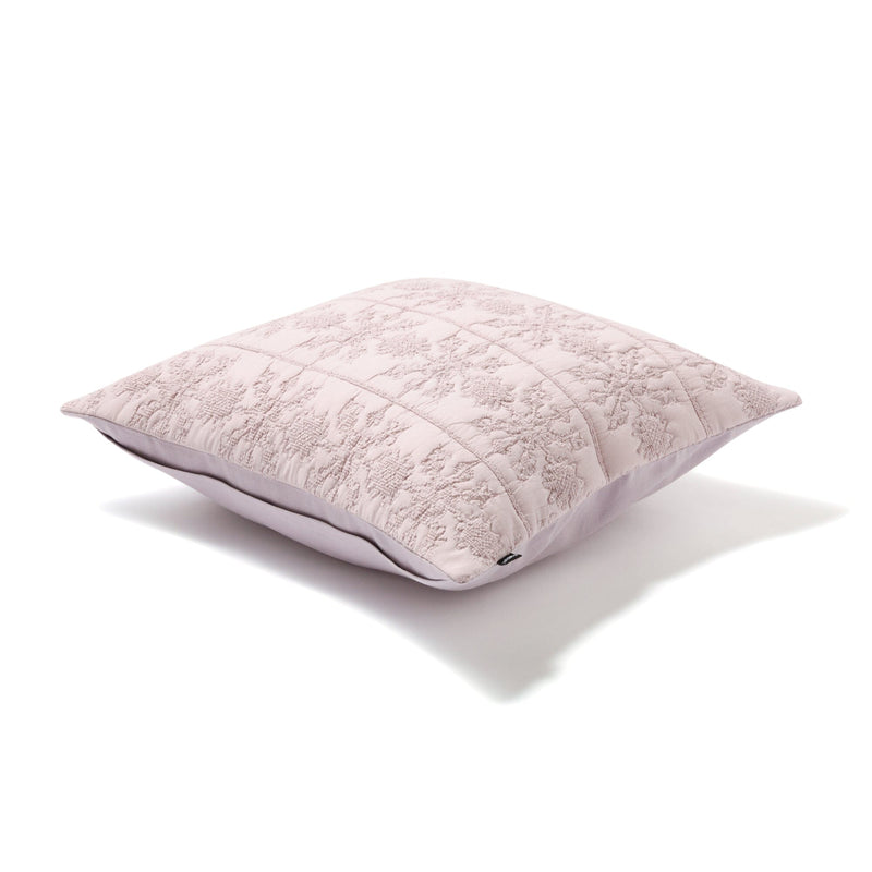 Ethnic Quilt Cushion Cover 450 x 450  Purple