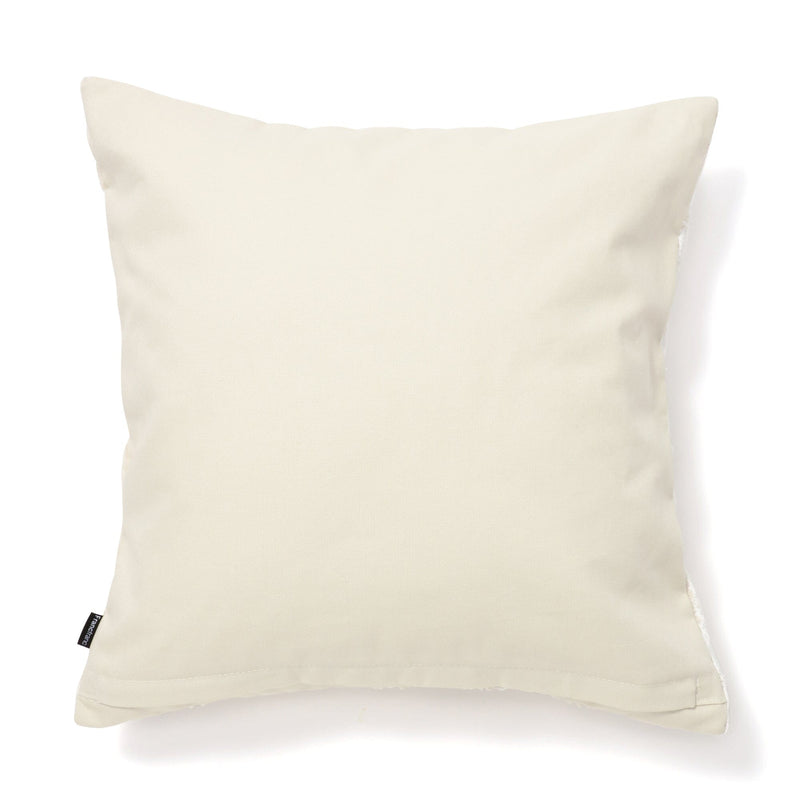 Velvet Gather Cushion Cover 450 x 450  Ivory