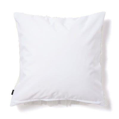 Jq Frill Cushion Cover 450 x 450  White