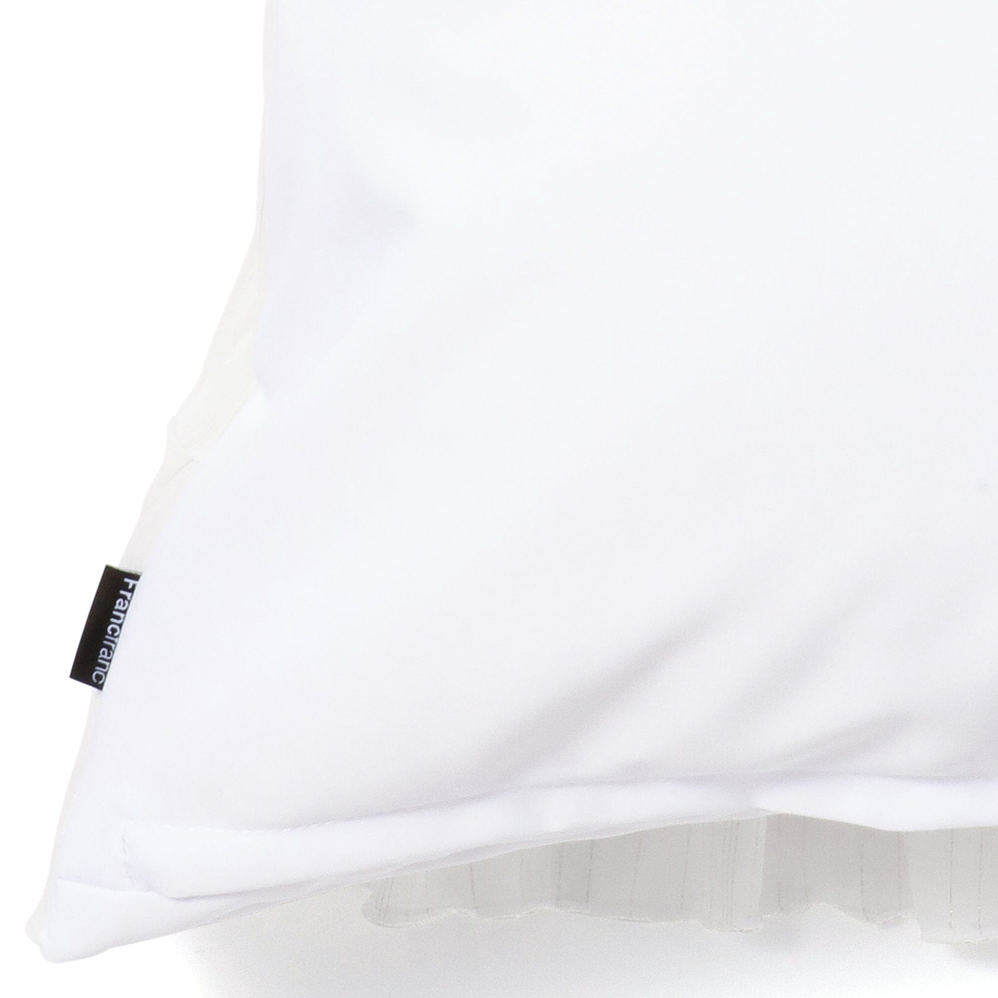 Jq Frill Cushion Cover 450 x 450  White