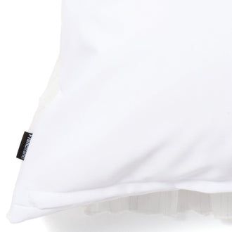 Jq Frill Cushion Cover 450 x 450  White