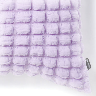 Popcorn Waffle Cushion Cover 450 x 450  Purple