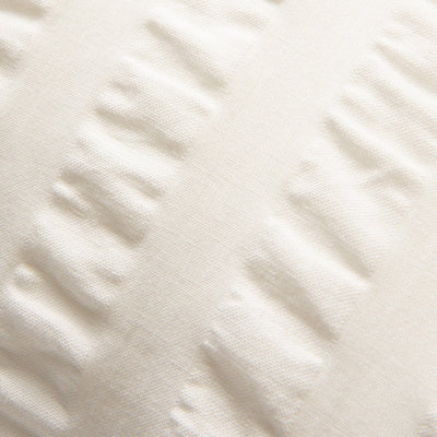 Seersucker Frill Cushion Cover 450 x 450  White