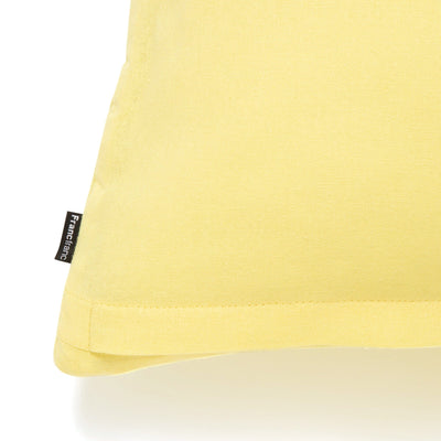 Velvet Quilt Cushion Cover 450 x 450  Yellow