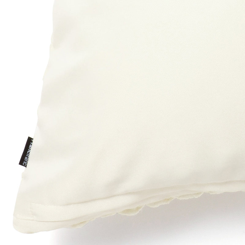 Popcorn Waffle Cushion Cover 450 x 450  White