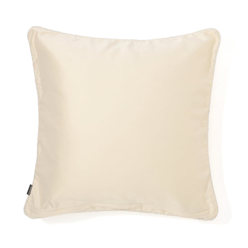 Front Silk Cushion Cover 450 x 450  Ivory