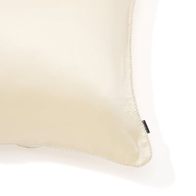 Front Silk Cushion Cover 450 x 450  Ivory