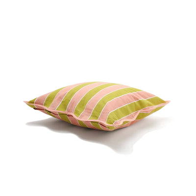 Block Print Cushion Cover 450 X 450 Pink X Green