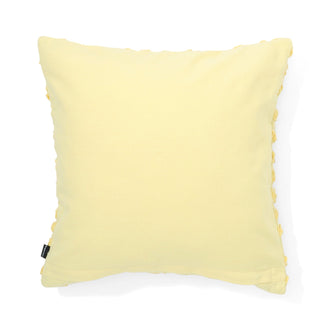 Wave Code Cushion Cover 450 x 450 Yellow