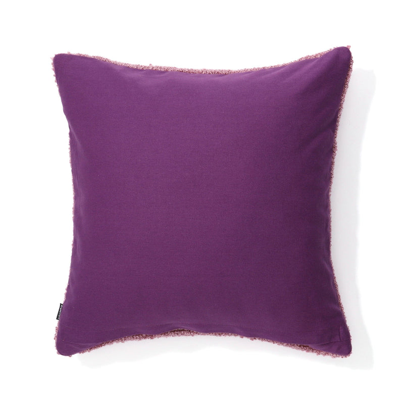 Square Line Cushion Cover 450 x 450 Purple