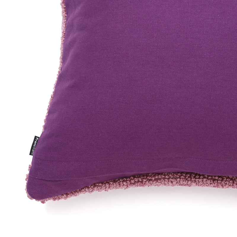 Square Line Cushion Cover 450 x 450 Purple