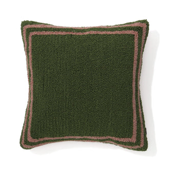 Square Line Cushion Cover 450 x 450 Green