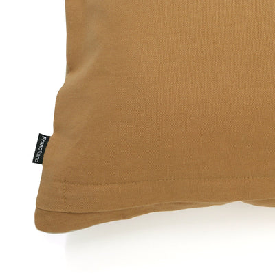 Velvet Kika Cushion Cover 450 x 450 Ivory x Beige