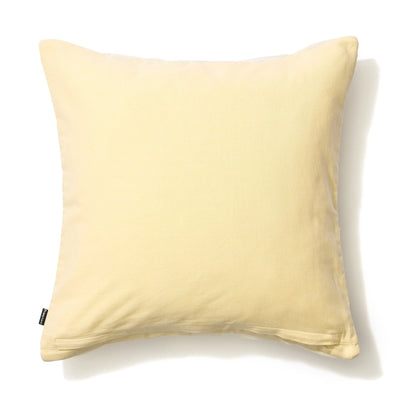 Solid Gather Cushion Cover 450 X 450 Yellow