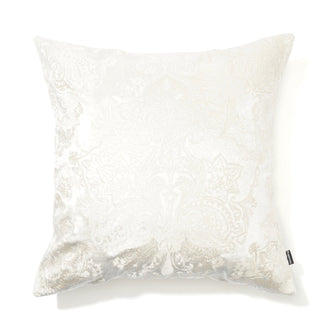 EMB Ornament Cushion Cover 450 x 450 White