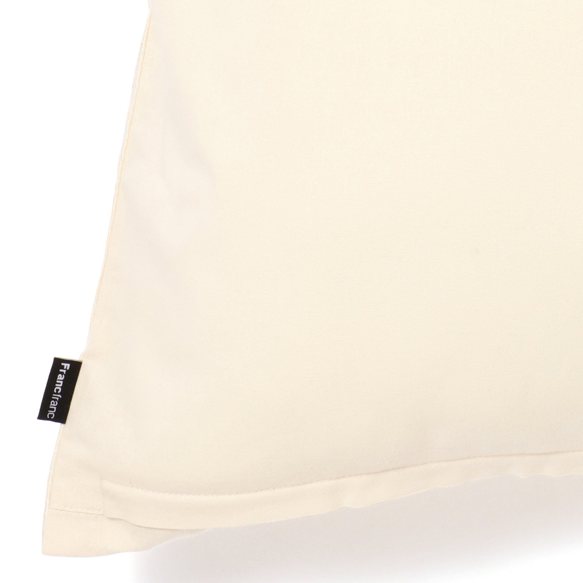 EMB Ornament Cushion Cover 450 x 450 White