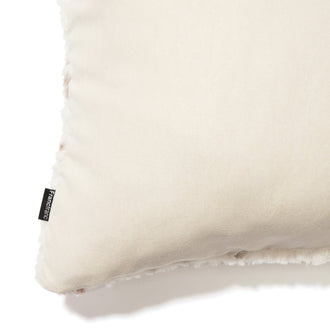 Fur G Cushion Cover 450 X 450 Ivory X Grey