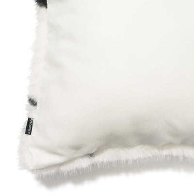 Fur L Cushion Cover 450 X 450 White X Black