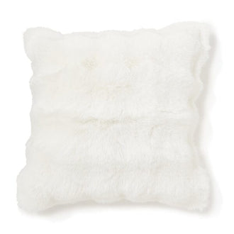 Fur H Cushion Cover 450 X 450 White