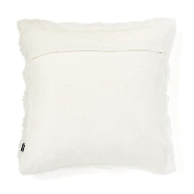 Fur H Cushion Cover 450 X 450 White