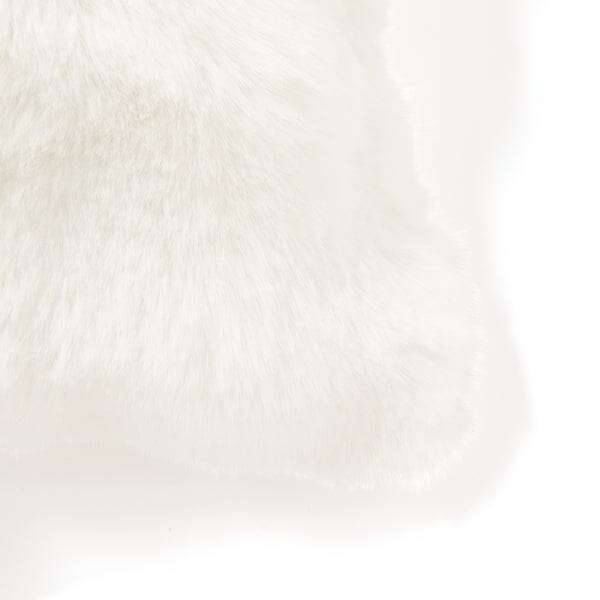 Fur H Cushion Cover 450 X 450 White