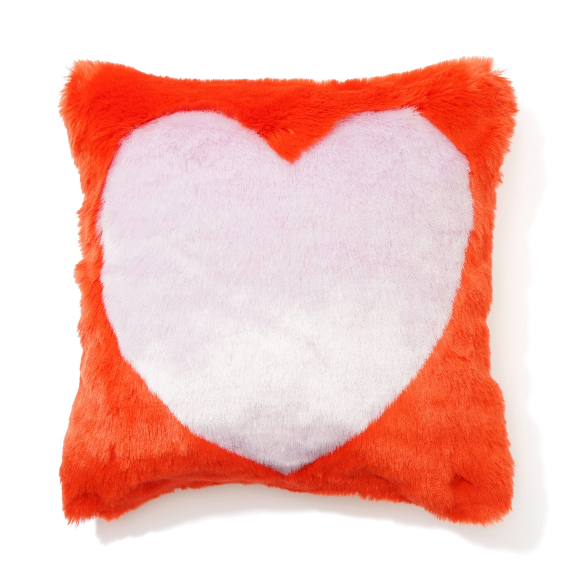 Fur O Cushion Cover 450 X 450 Red X Pink