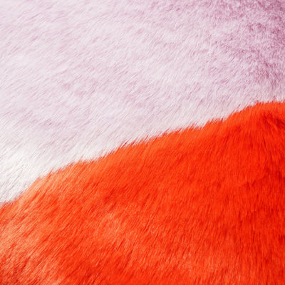 Fur O Cushion Cover 450 X 450 Red X Pink