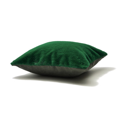 Fur X Cushion Cover 450 X 450 Green