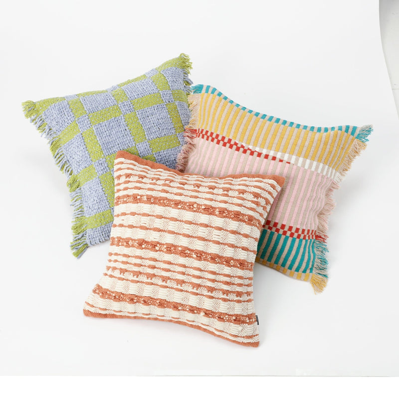 Weave Fringe Cushion Cover 450 x 450 Multi