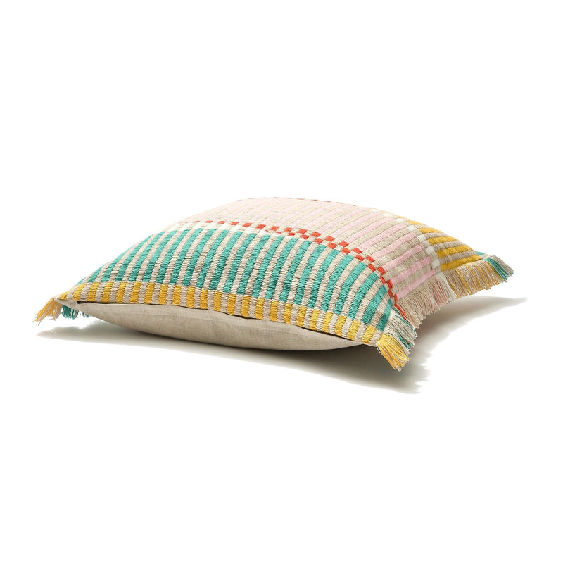 Weave Fringe Cushion Cover 450 x 450 Multi