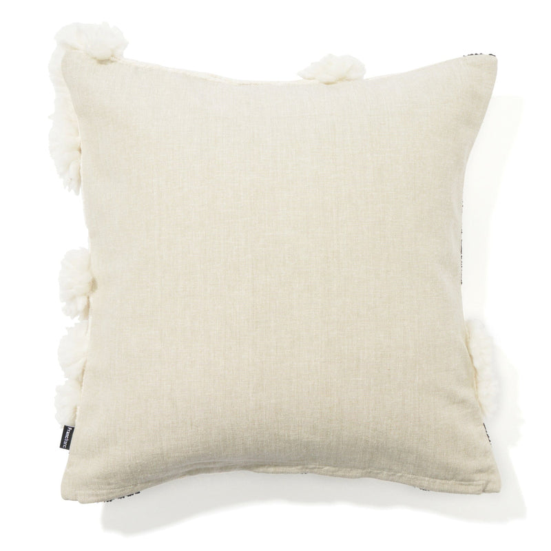 Object Tufted Cushion Cover 450 x 450 White x Black