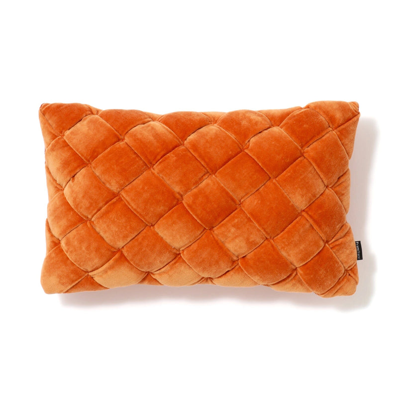 Basketweave Cushion Cover 400 X 250 Orange