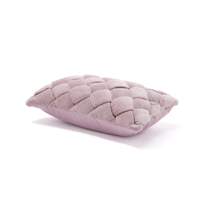 Basketweave Cushion Cover 400 X 250 Purple