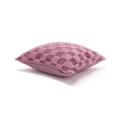 Checkerboard Cushion Cover 450 X 450 Purple