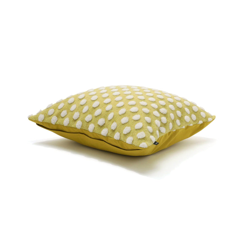 Felt Dot Cushion Cover 450 X 450 Yellow