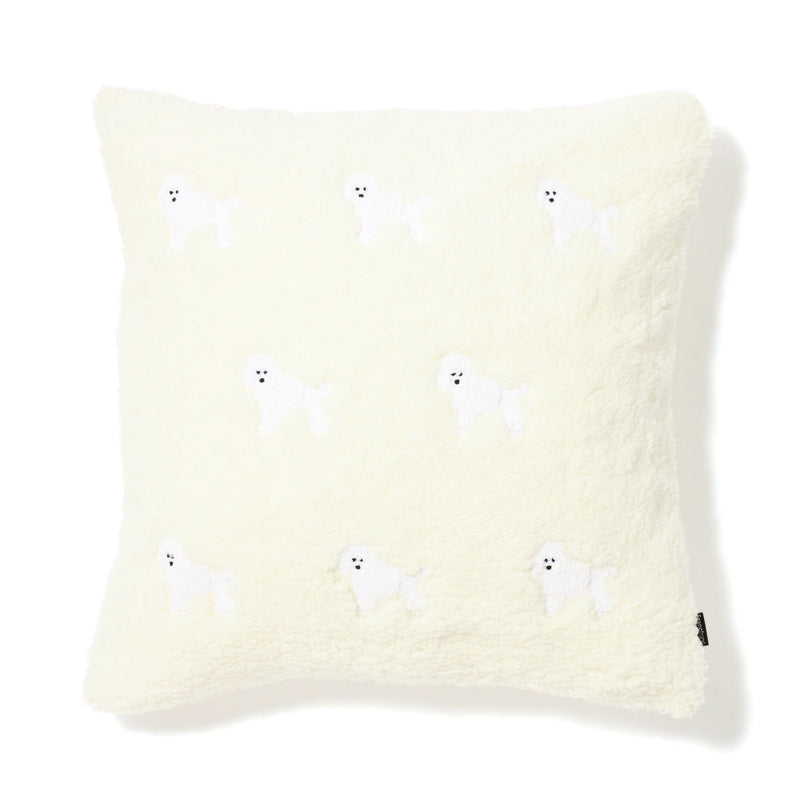 Fur AB Cushion Cover 450 X 450 White